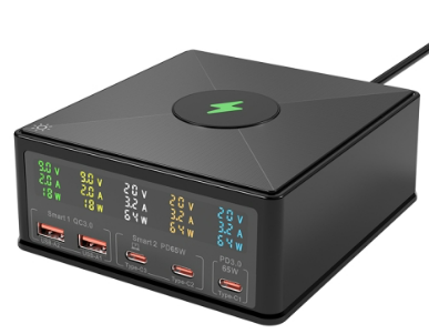 [166327] Fuente USB (5 ENTRADAS) (868H) Wireless 160W