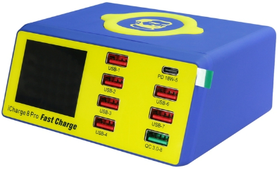 [150400] Fuente USB (8 ENTRADAS) ICHARGE 8 PRO Mechanic