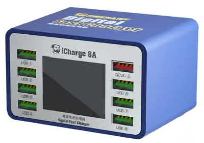 [166530] Fuente USB (8 ENTRADAS) ICHARGE 8A Mechanic