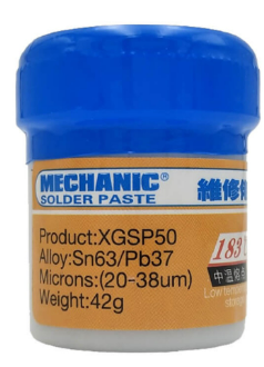 [162323] Pasta solda BGA XGSP50 (42G) 183°C Mechanic